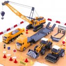 iPlay iLearn Construction Site Vehicles Toy Set Kids Engineering Playset 76 Pieces