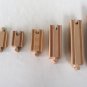 18 Piece Wooden Train Track Pieces Connectors & Adapters 100% Real Wood Toys R Us Brio