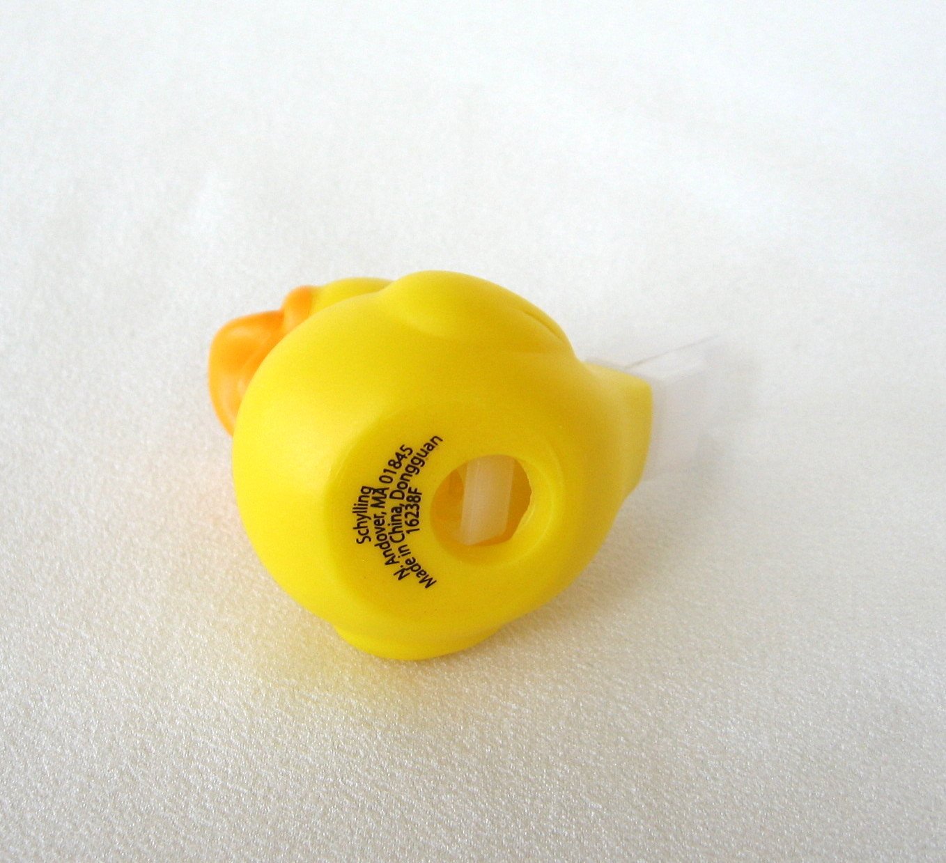 Mini Yellow Duck Quacker Whistle Toy By Schylling