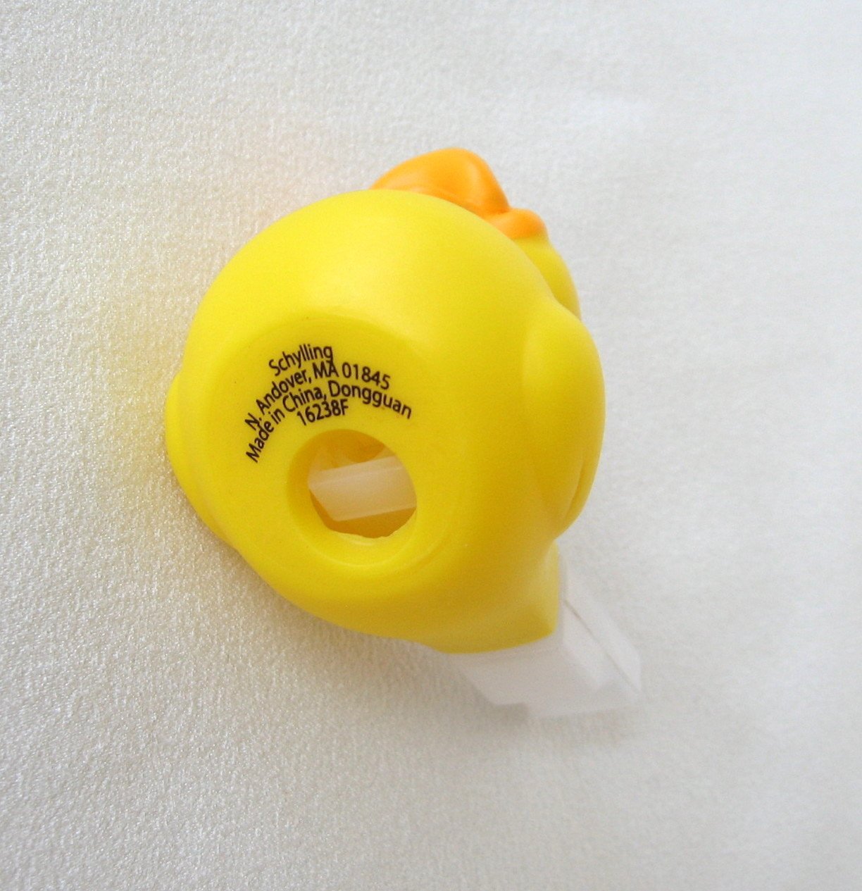 Mini Yellow Duck Quacker Whistle Toy By Schylling