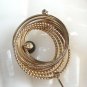 Jade Gemstone Brooch Pin By Designer Danecraft 12kt Gold Vintage Jewelry 1950s