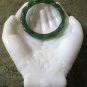 Fancy Green Bangle Bracelet Retro Vintage Jewelry 1960s