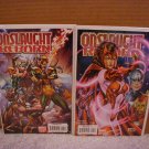 ONSLAUGHT REBORN #4 SET OF BOTH 1ST PRINTINGS NM   REGULAR AND VARIANT COVERS