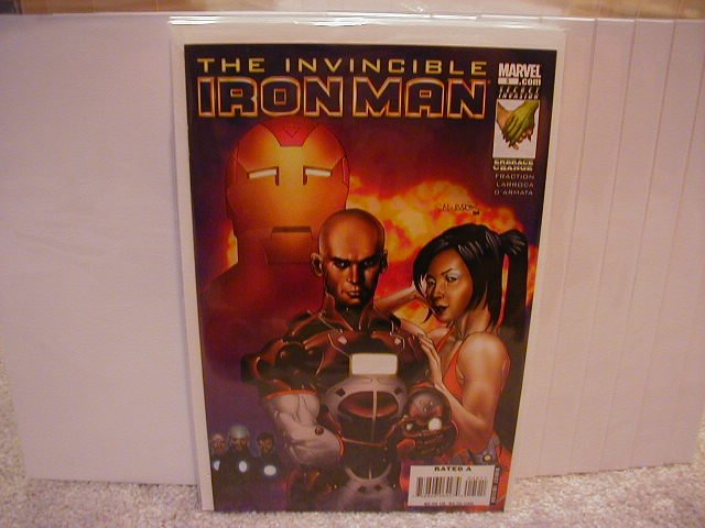 INVINCIBLE IRON MAN #5 NM (2008)"A COVER"