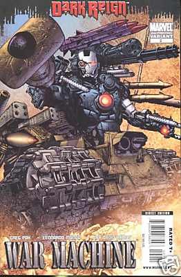 WAR MACHINE #2 NM (2009) 2ND PRINT VARIANT *DARK REIGN*