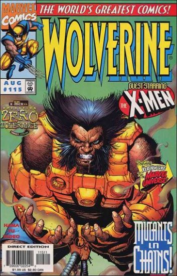 WOLVERINE #115 VF/NM (1988) "OPERATION ZERO TOLERANCE"