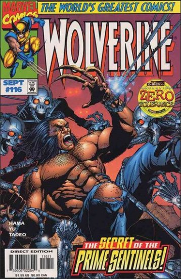 WOLVERINE #116 VF/NM (1988) "OPERATION ZERO TOLERANCE"