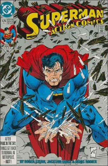 ACTION COMICS #676 VF/NM