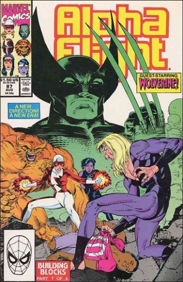 ALPHA FLIGHT VOL 1 #87 VF/NM *WOLVERINE*