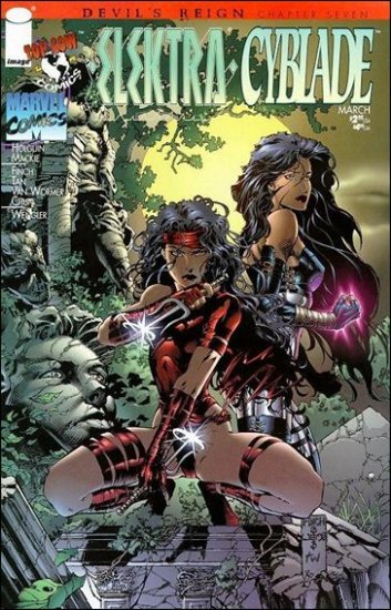 DARK REIGN #7 ELEKTRA & CYBLADE VF/NM *IMAGE*