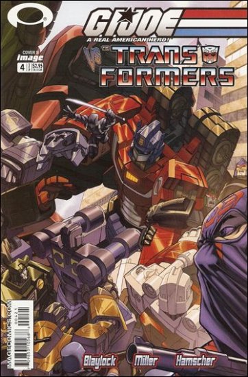 G.I. JOE VS THE TRANSFORMERS #4B  NM *IMAGE*