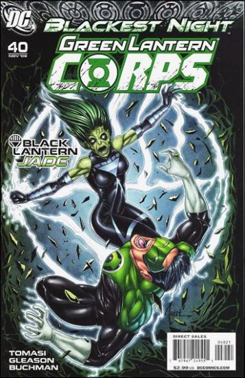 GREEN LANTERN CORPS #40   1:25 VARIANT COVER