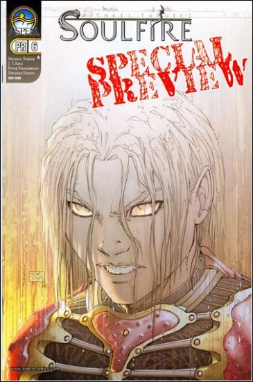 MICHAEL TURNER'S SOULFIRE/SHRUGGED PREVIEW FLIP BOOK VF/NM