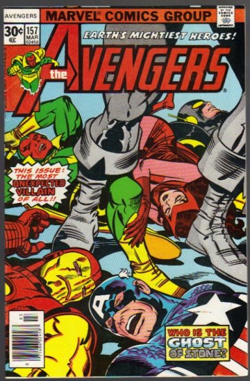 AVENGERS #157 FN-  1ST SERIES