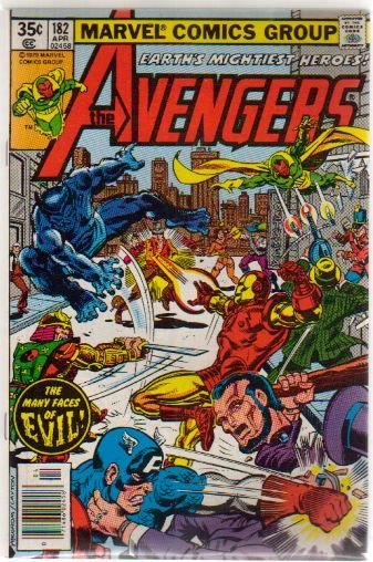 AVENGERS #182 VF+ 1ST SERIES