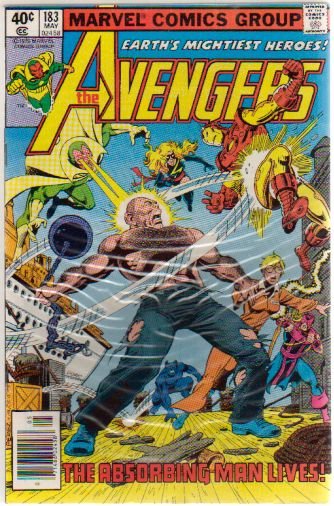 AVENGERS #183 VG 1ST SERIES