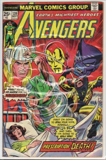 AVENGERS #139 VG   1ST SERIES