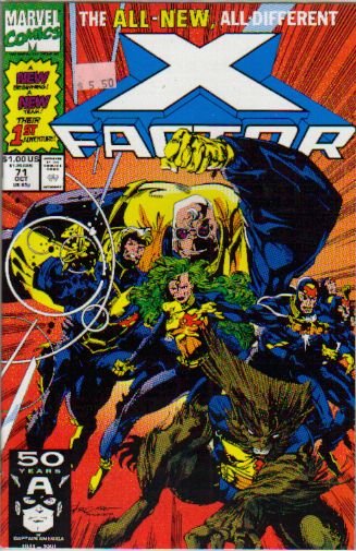 X-FACTOR #71(1985) VF/NM  GOLD 2ND PRINT VARIANT