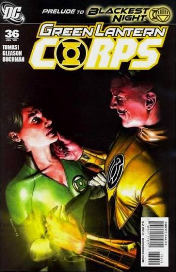 GREEN LANTERN CORPS #36  1:25 VARIANT NM *BLACKEST NIGHT*