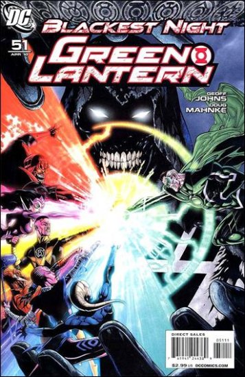 GREEN LANTERN #51 NM (2010) BLACKEST NIGHT