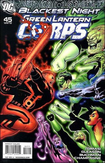 GREEN LANTERN CORPS #45 VF/NM *BLACKEST NIGHT*