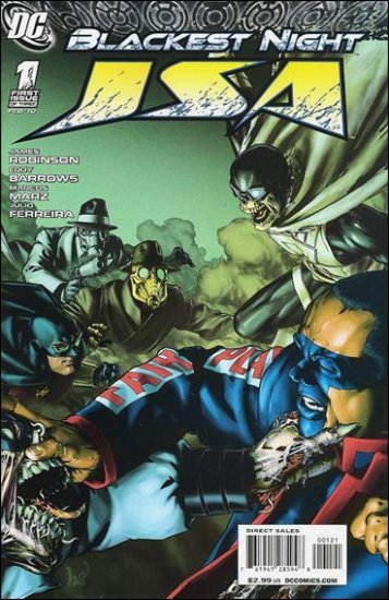 BLACKEST NIGHT JSA #1-3 COMPLETE VARIANT SET 1:25 (2010)