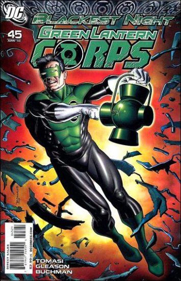 GREEN LANTERN CORPS #45  1:25 VARIANT NM *BLACKEST NIGHT*