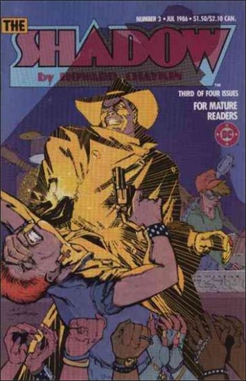 SHADOW #3 VF/NM 1986 MINI SERIES BY HOWARD CHAYKIN