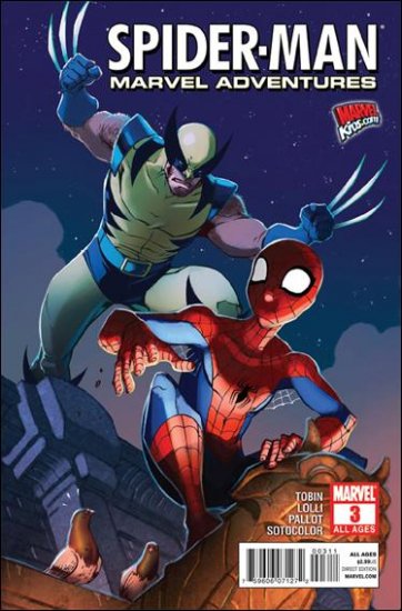 MARVEL ADVENTURES SPIDER-MAN #3 NM (2010)WOLVERINE