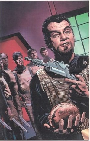 STAR TREK KLINGONS BLOOD WILL TELL #1-C RETAILER INCENTIVE VIRGIN VARIANT COVER  VF/NM   IDW