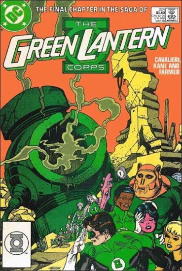 GREEN LANTERN CORPS #224 VF/NM(1986)