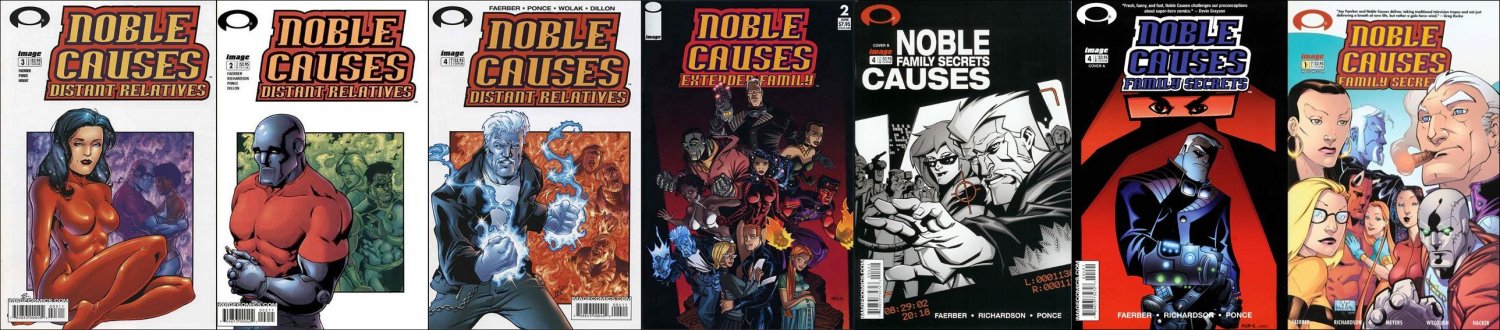 NOBLE CAUSES SET DISTANT RELATIVES,EXTENDED FAMILY ETC... VF/NM IMAGE(2004)