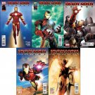 IRON MAN LEGACY #1A, 2, 3, 4, 5 (2010) VF/ NM *Trade Set*