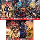 Avengers (2013) #1, 2, 3, 4, 5  VF/NM *Trade Set*