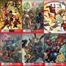Avengers (Vol 7) #11 12 13 14 15 *Bonus Variant* [2013] VF/NM *Marvel Now*