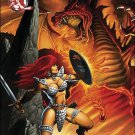 Red Sonja #20 Fiery Red Foil Variant VF/NM With Certification of Authenticity Red Sonja #20 Fiery Red Foil Variant VF/NM With Certification of Authenticity