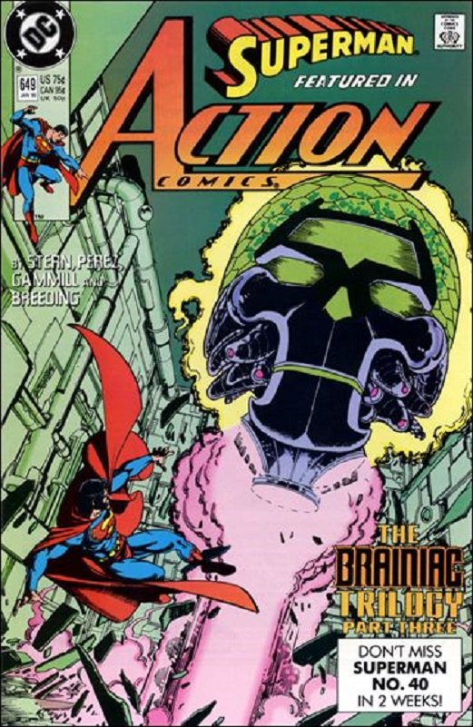 Action Comics (Vol 1) #649 [1990] VF/NM