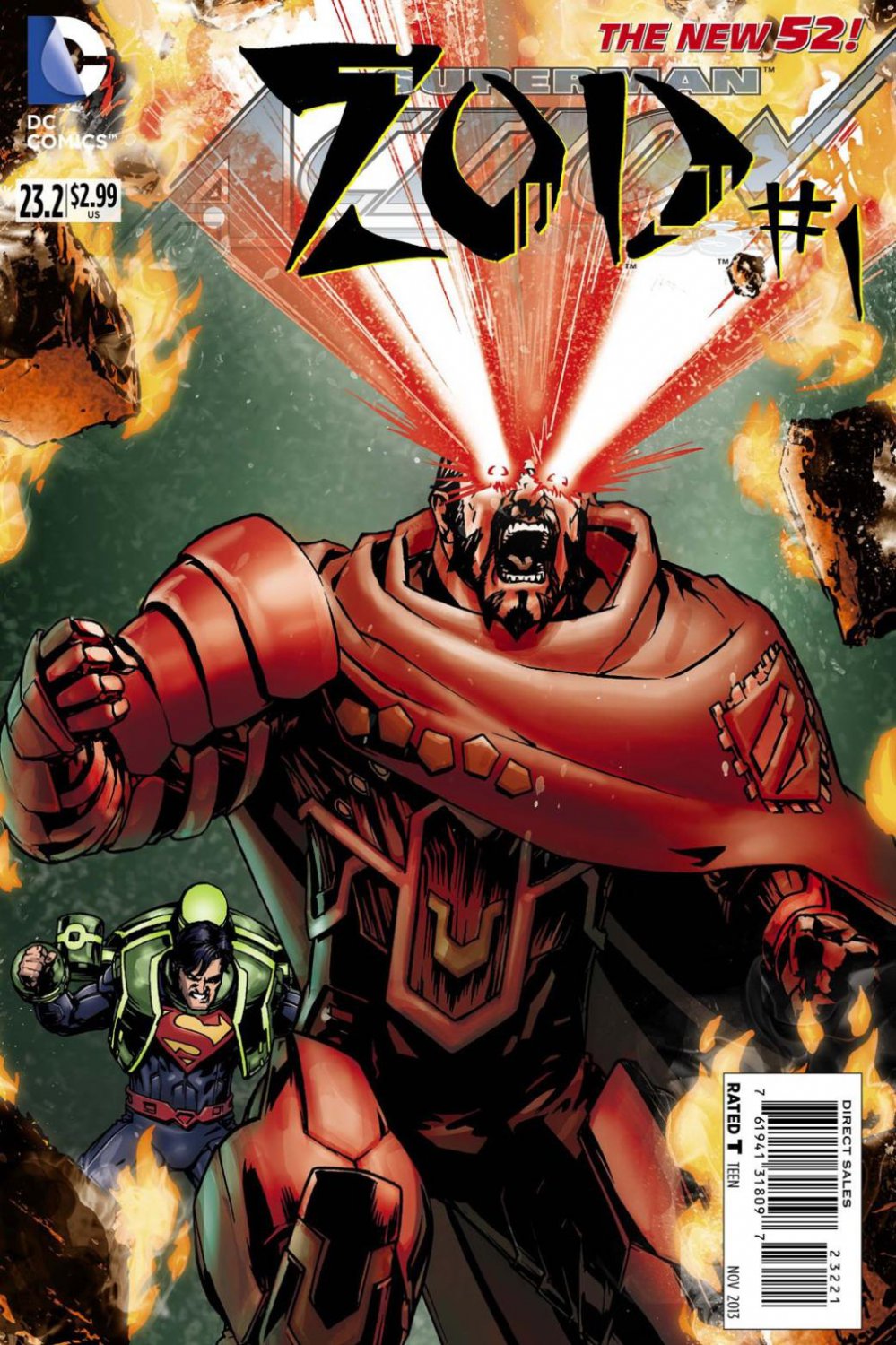 Action Comics (Vol 2) #23.2 [2013] VF/NM Zod #1 *3D Lenticular Motion Cover*