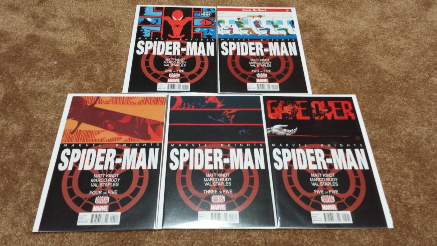 Marvel Knights Spider-man trade-set #1, 2, 3, 4, 5 (2013)