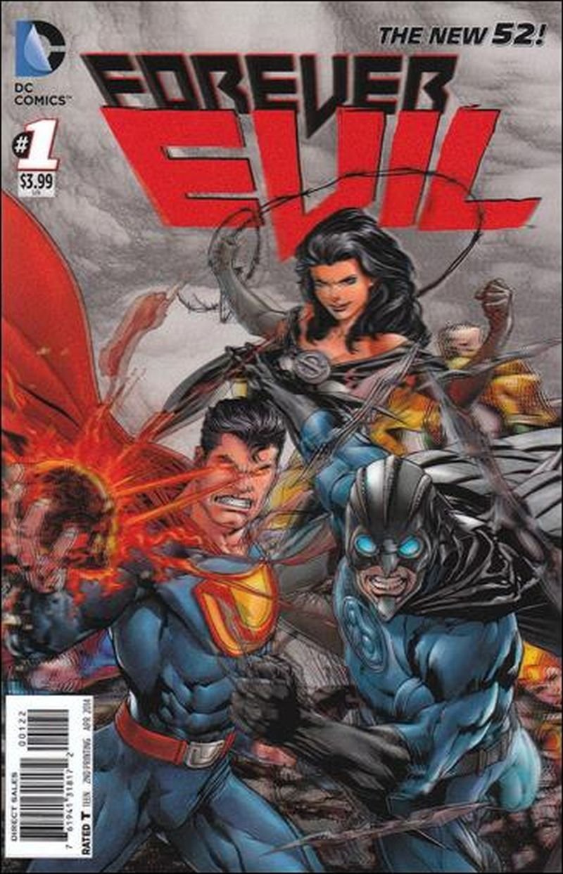Forever Evil #1 [2014] 2nd print 3D Rare  *The New 52*
