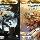 100th Anniversary Special Fantastic Four #1 A and B cover (2014) VF/NM *A and B Set*
