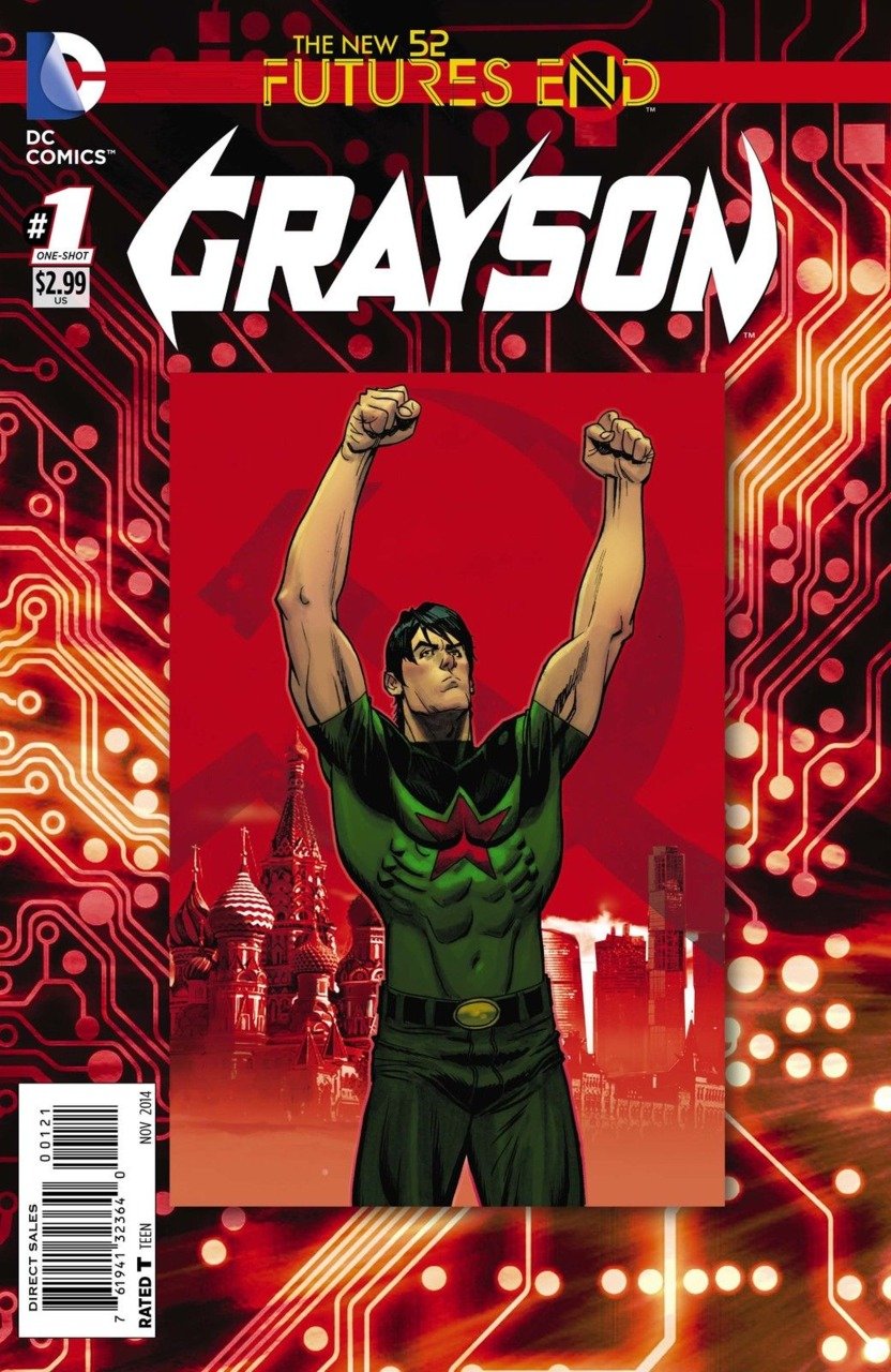 Futures End: Grayson #1 3D Lenticular Cover [2014] VF/NM DC Comics