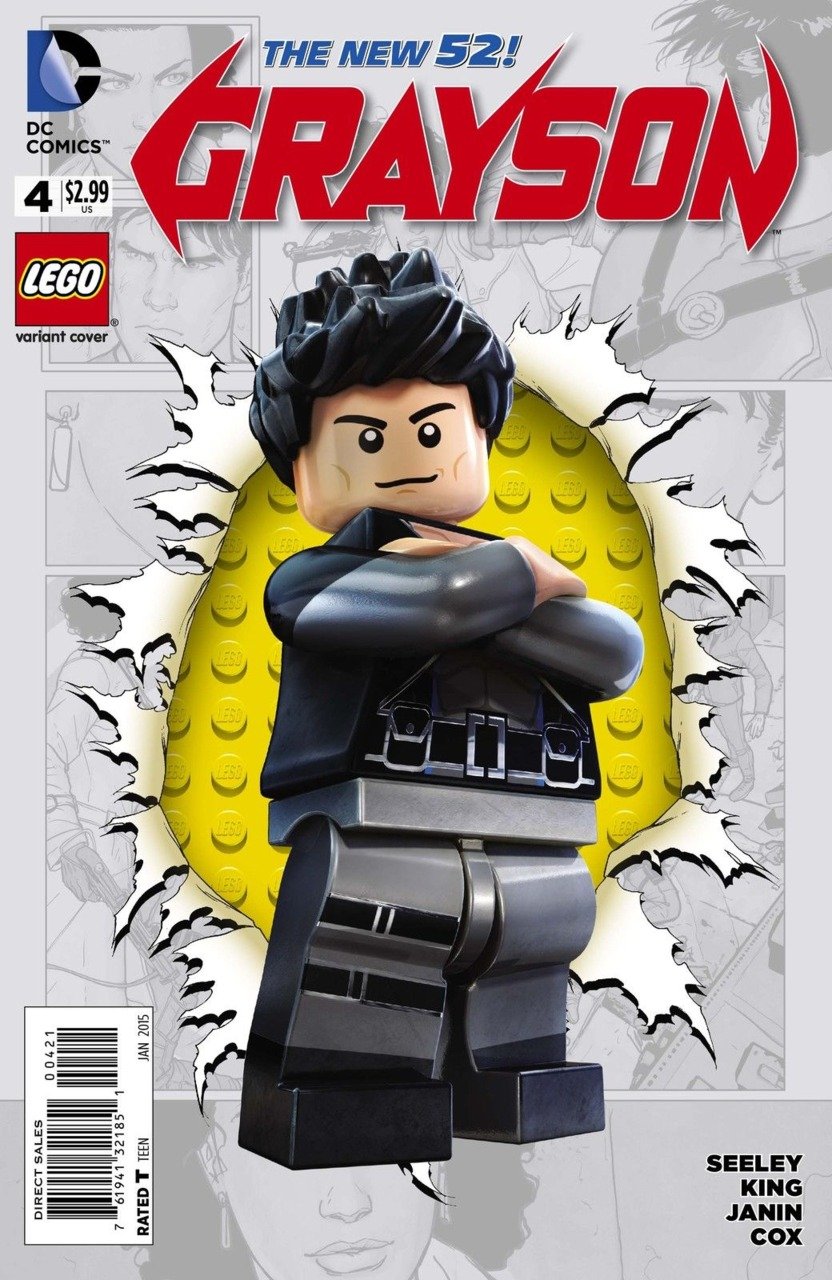 Grayson #4 Lego Variant [2014] VF/NM DC Comics