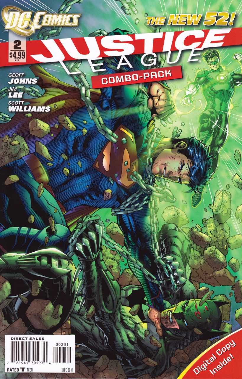 Justice League #2 Combo Pack [2011] VF/NM DC Comics *The New 52*
