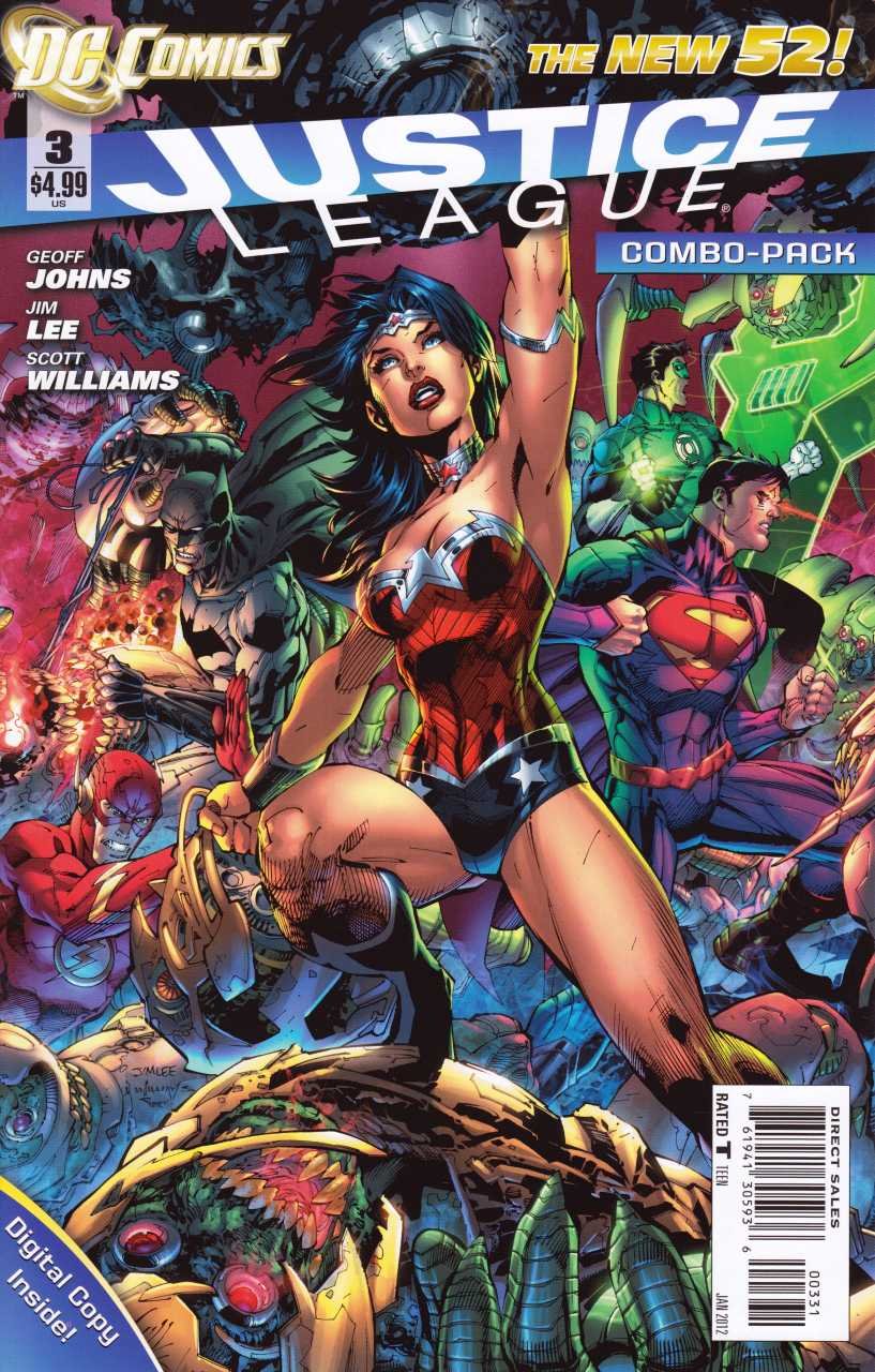 Justice League #3 Combo Pack [2012] VF/NM DC Comics *The New 52*