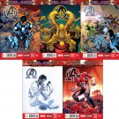 New Avengers Trade Set #26 27 28 29 30 [2013 - 2015] VF/NM Marvel Comics