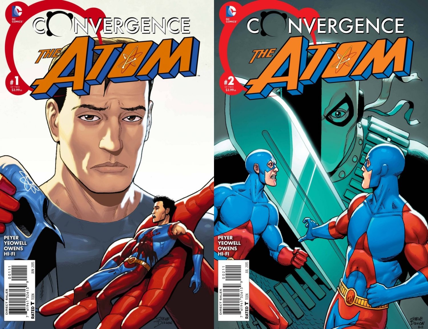 Convergence the Atom #1 & 2 [2015] VF/NM DC Comics Trade Set