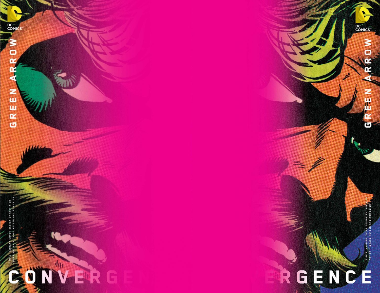 Convergence Green Arrow #1 & 2 Chip Kidd Variants [2015] VF/NM DC Comics