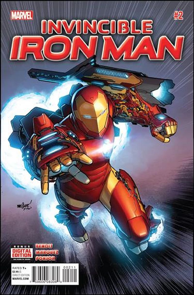 Invincible Iron Man #2  [2015] VF/NM Marvel Comics