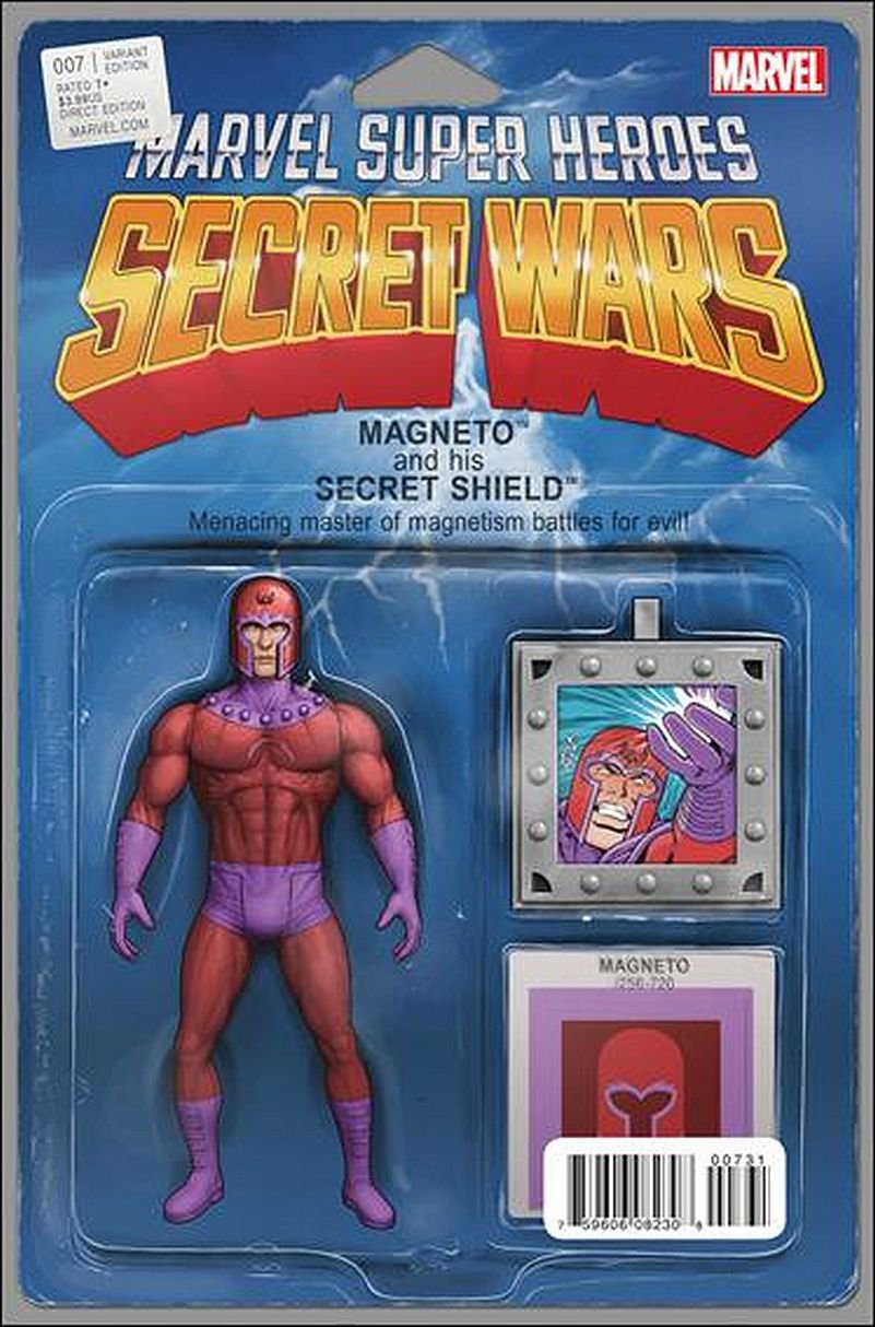 Secret Wars #7 Action Figure variant [2016] VF/NM Marvel Comics